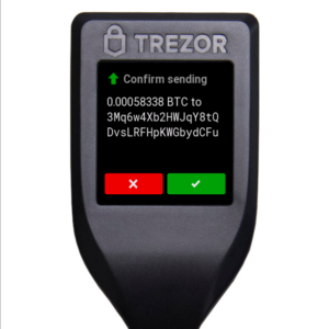 Making payments In Trezor Wallet